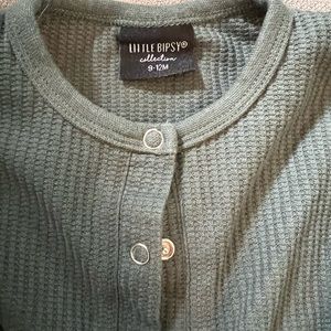 Little Bipsy Kids Romper in Olive Green